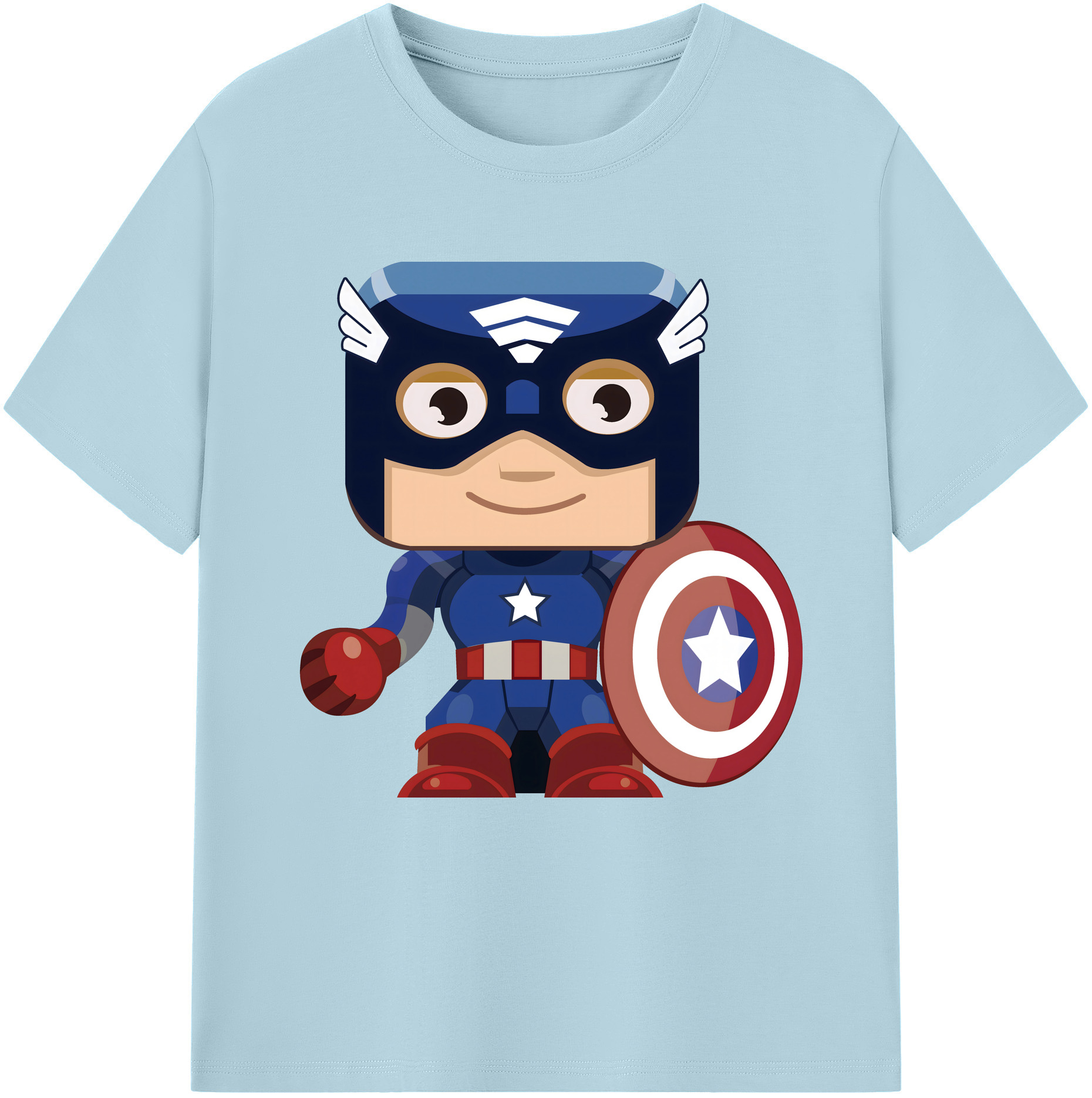 （画像用） アベンジャーズ The Avengers 綿100％半袖Tシャツ（フロントプリント）